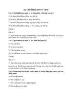 Trắc nghiệm công nghệ lớp 6 có đáp án – kết nối tri thức phần  (3)