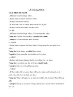 Trắc nghiệm tiếng anh lớp 6 có đáp án – kết nối tri thức phần  (3)