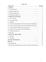 Skkn phân dạng các bài toán chuyển động ném để hưỡng dẫn học sinh tự đọc, tự học, tự làm, góp phần nâng cao hiệu quả dạy học môn vật lý lớp 10 trường thpt ngọc lặc