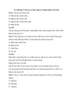 Trắc nghiệm khoa học tự nhiên lớp 6 có đáp án – kết nối tri thức phần  (6)