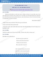 De thi vao 10 mon van ho chi minh nam 2015