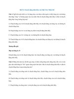 Trắc nghiệm khoa học tự nhiên lớp 6 có đáp án – kết nối tri thức phần  (7)