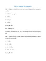 Trắc nghiệm khoa học tự nhiên lớp 6 có đáp án – kết nối tri thức phần  (36)