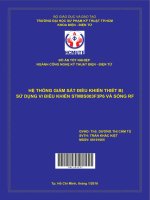 (Đồ án hcmute) hệ thống giám sát điều khiển thiết bị sử dụng vi điều khiển stm8s00f3p6 và sóng rf