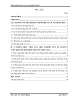 Lý thuyết nền kinh tế hỗn hợp của p a samuelson và ý nghĩa thực tiễn của việc nghiên cứu lý thuyết này đối với việt nam 1