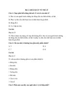 Trắc nghiệm công nghệ lớp 6 có đáp án – kết nối tri thức phần  (1)