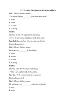 Trắc nghiệm tiếng anh lớp 6 có đáp án – kết nối tri thức phần  (57)