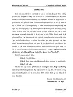 Thực trạng buôn bán phụ nữ và trẻ em tại xã lạng phong huyện nho quan tỉnh ninh bình