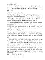 BDTXChuyên đề 5 giáo dục kĩ năng tiền học đường cho trẻ khuyết tật học hoà nhập tại các cơ sở giáo dục mầm non