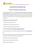 Luyen nghe tieng anh nhu the nao la tot nhat