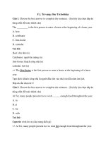 Trắc nghiệm tiếng anh lớp 6 có đáp án – kết nối tri thức phần  (53)