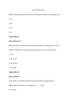 Trắc nghiệm khoa học tự nhiên lớp 6 có đáp án – kết nối tri thức phần  (10)