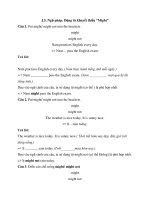 Trắc nghiệm tiếng anh lớp 6 có đáp án – kết nối tri thức phần  (42)