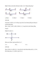 Trac nghiem on tap hinh hoc va do luong dap an toan lop 3 ket noi t