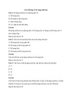 Trắc nghiệm khoa học tự nhiên lớp 6 có đáp án – kết nối tri thức phần  (9)