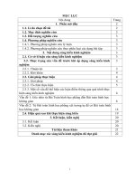 Skkn góc nhìn từ bài toán hình học phẳng đến bài toán hình học không gian