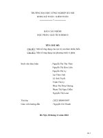 Báo cáo nhóm chủ đề 1 một số ứng dụng của cực trị của hàm nhiều biến chủ đề 2 một số ứng dụng của phương trình vi phân