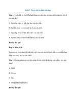 Trắc nghiệm khoa học tự nhiên lớp 6 có đáp án – kết nối tri thức phần  (39)