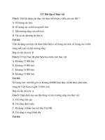 Trắc nghiệm khoa học tự nhiên lớp 6 có đáp án – kết nối tri thức phần  (41)