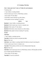 Trắc nghiệm tiếng anh lớp 6 có đáp án – kết nối tri thức phần  (4)