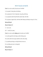 Trắc nghiệm khoa học tự nhiên lớp 6 có đáp án – kết nối tri thức phần  (44)