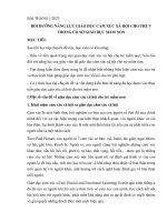 BDTXChuyên đề 6 bồi dưỡng năng lực giáo dục cảm xúc xã hội cho trẻ trong cơ sở giáo dục mầm non