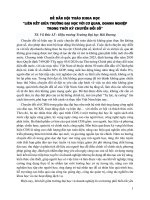 LIÊN KẾT GIỮA TRƯỜNG ĐẠI HỌC VỚI CƠ QUAN, DOANH NGHIỆP TRONG THỜI KỲ CHUYỂN ĐỔI SỐ