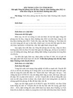 Bài tham luận của tỉnh đoàn triển khai phong trào thi đua thực hiện chương trình chuyển đổi số