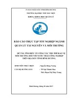 Tìm hiểu về công tác thu phí bảo vệ môi trường đối với nước thải công nghiệp trên địa bàn tỉnh bình dương