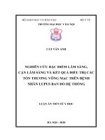 Nghiên Cứu Đặc Điểm Lâm Sàng, Cận Lâm Sàng Và Kết Quả Điều Trị Các Tổn Thương Võng Mạc Trên Bệnh Nhân Lupus Ban Đỏ Hệ Thống 8067463.Pdf