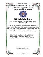 Tiểu Luận Phân Tích Quan Điểm Của Chủ Nghĩa Mác Lênin Về Thời Kì Quá Độ Lên Cnxh Đảng Cộng Sản Việt Nam Đã Vận Dụng Quan Điểm Này Vào Thời Kỳ Quá Độ Lên Cnxh Ở Nước Ta 2431873.Pdf