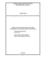 Giải pháp chính sách phát triển kinh tế ven biển tỉnh thanh hóa 1