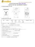 De thi thu mon tieng anh lop 3 truong tieu hoc archimedes academy