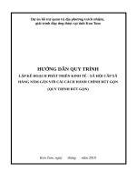 Hướng Dẫn Quy Trìnhlập Kế Hoạch Phát Triển Kinh Tế - Xã Hội Cấp Xãhàng Năm Gắn Với Cải Cách Hành Chính Rút Gọn.pdf