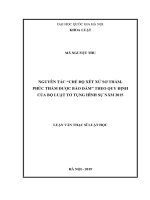 Nguyên Tắc “Chế Độ Xét Xử Sơ Thẩm, Phúc Thẩm Được Bảo Đảm” Theo Quy Định Của Bộ Luật Tố Tụng Hình Sự Năm 2015.Pdf