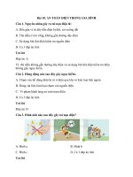 Trắc nghiệm công nghệ lớp 6 có đáp án – chân trời sáng tạo bài  (7)