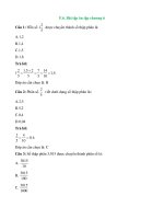 Trắc nghiệm toán lớp 6 có đáp án – chân trời sáng tạo bài  (5)