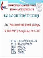 Phân Tích Tình Hình Tài Chính Tại Công Ty Tnhh Olam Việt Nam Giai Đoạn 2010 - 2012.Pdf