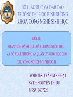 Báo Cáo Tốt Nghiệp Phân Tích, Đánh Giá Chất Lượng Nước Thải Và Đề Xuất Phương Án Quản Lý Khoa Học Cho Khu Công Nghiệp Mỹ Phước Iii 2030989.Pdf