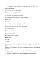 Trắc nghiệm khoa học tự nhiên lớp 7 có đáp án – kết nối tri thức bài  (5)