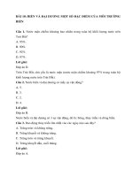 Trắc nghiệm địa lí lớp 6 có đáp án – chân trời sáng tạo bài  (19)