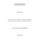 Phát Triển Năng Lực Sáng Tạo Cho Học Sinh Thông Qua Dạy Học Phần Hóa Học Phi Kim - Hóa Học 10 Nâng Cao.pdf