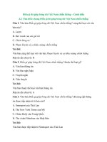 Trắc nghiệm văn lớp 6 có đáp án – cánh diều bài  (34)