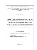 Using Eliciting Techniques To Stimulate 10Th Form Students To Talk In English Classes.pdf