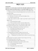 Hạch toán chi phí sản xuất và tính giá thành sản phẩm