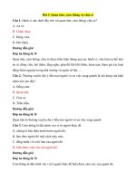 Trắc nghiệm giáo dục công dân lớp 7 có đáp án – cánh diều bài (3)