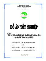 Thiết Kế Hệ Thống Thoát Nước Và Xử Lý Nước Thải Khu Công Nghiệp Bắc Thăng Long, Hà Nội.pdf