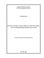 Tổ Chức Dạy Học Chương “Động Lực Học Chất Điểm”, Vật Lí 10 Theo Mô Hình Lớp Học Đảo Ngược 6831688.Pdf