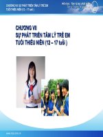 Sự Phát Triển Tâm Lý Trẻ Em Tuổi Thiếu Niên (12 – 17 Tuổi ).Pdf