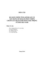 Báo Cáo Rà Soát, Phân Tích, Đánh Giá Và Xây Dựng Kế Hoạch Phát Triển Chuỗi Giá Trị Ngành Hàng Đậu Phộng Ở Tỉnh Trà Vinh.pdf